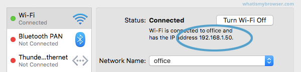 what is my localhost ip mac