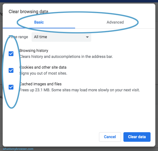 how to clear cookies and cache on google chrome