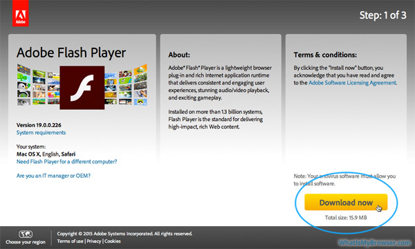 Download flash player terbaru