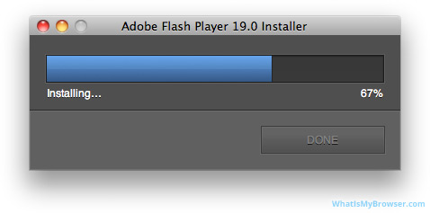 install adobe flash player on mac os x