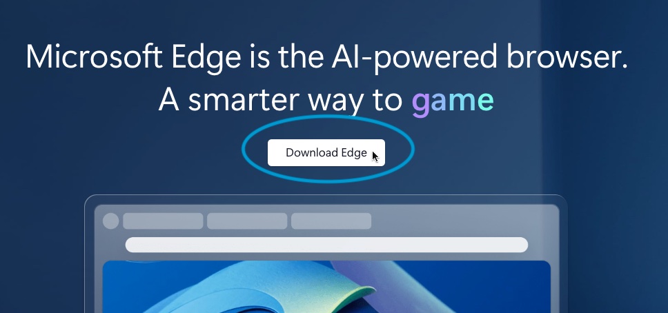 Click the Download Edge button